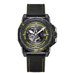 Аутоматски механички сат од угљеничних влакана за мушкарце Спортови у слободно време