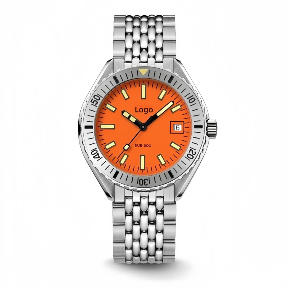 automatic watch custom logo
